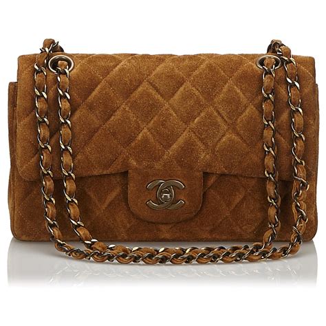 chanel purse brown|brown chanel handbag.